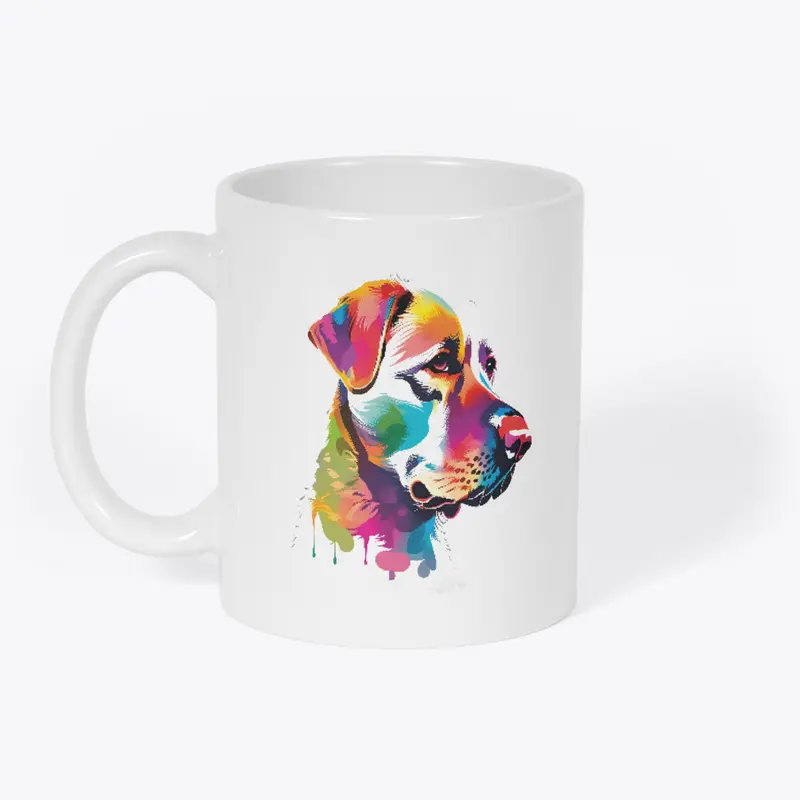 Colorful Dog Print