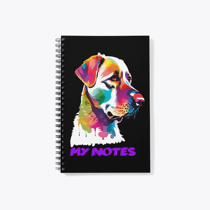 Colorful Dog Print