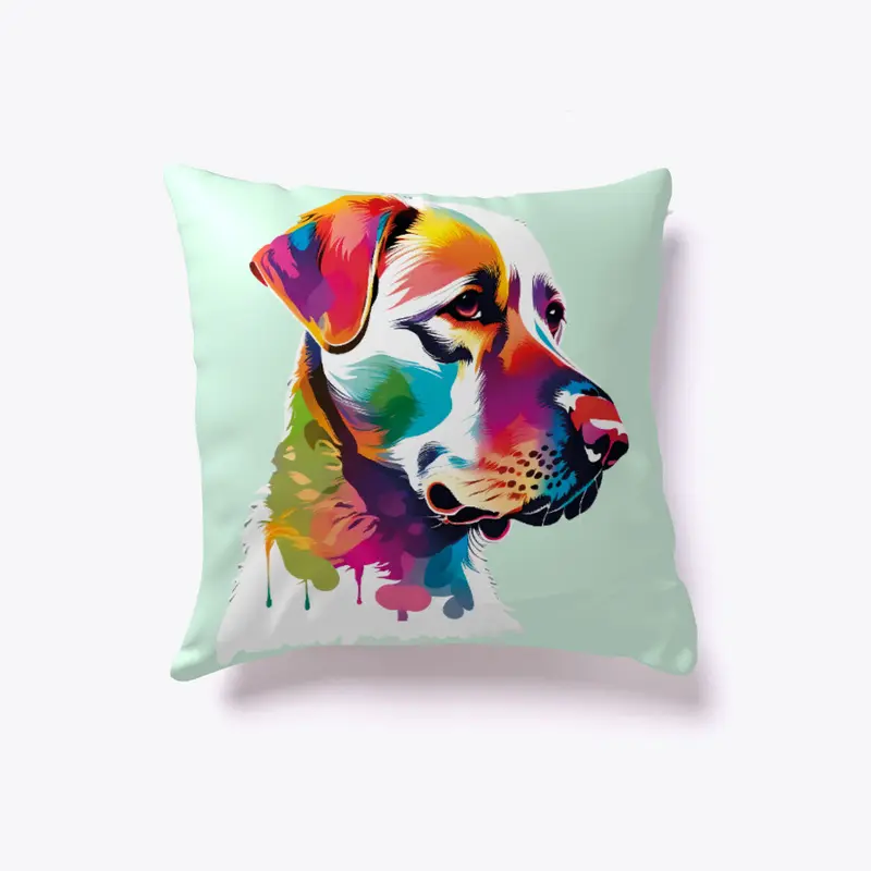 Colorful Dog Print