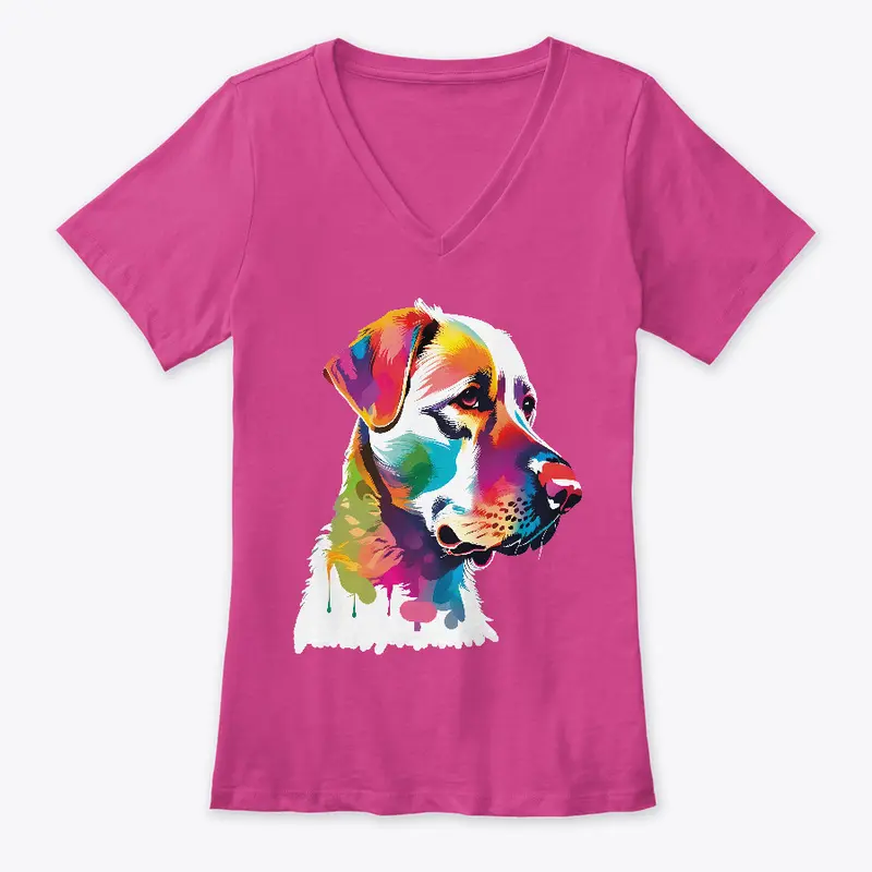 Colorful Dog Print