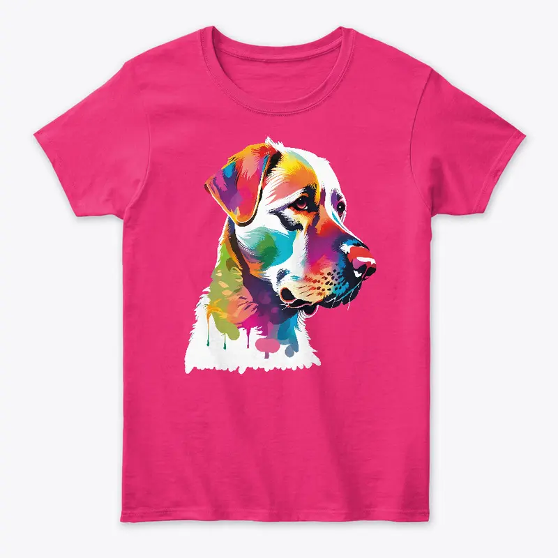 Colorful Dog Print