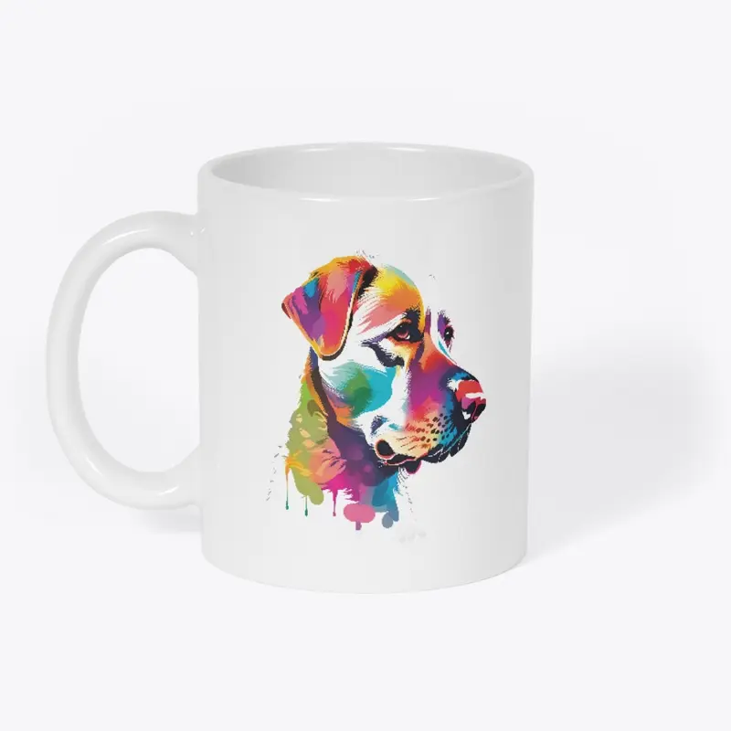 Colorful Dog Print