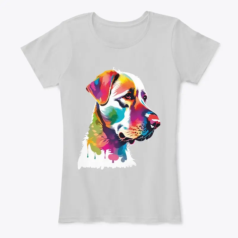 Colorful Dog Print